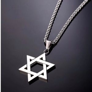 New stainless steel Star of David necklace